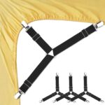 Adjustable Bed Sheet Clips - 4 Pieces
