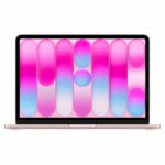 Apple MacBook - 13.0 inch / A18 Pro Core CPU Core CPU Core Engine / 8GB RAM 512GB SSD Arabic Keyboard with ID / Blush Color / 1 Year Warranty Z1TV0002D