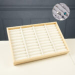 Wooden Ring Display Organizer Box