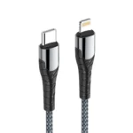 LDNIO Fast Charging Data Cable - 30W / 2 Meter C to Lightning - Black