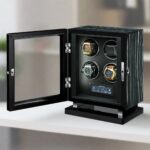 Automatic Rotating 4-Watch Winder Display Box