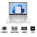 HP Envy 16-inch WQXGA / RTX 3060 6GB VGA 7 64GB 1TB SSD NVMe M.2 / Natural Silver Aluminum