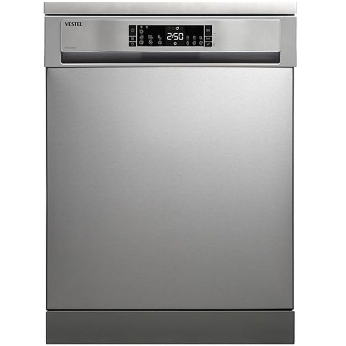 1200Wx1200H-DWA227B4X Vestel Freestanding Dishwasher, 7 Programs, Inox - DWA227B4X - Image 1