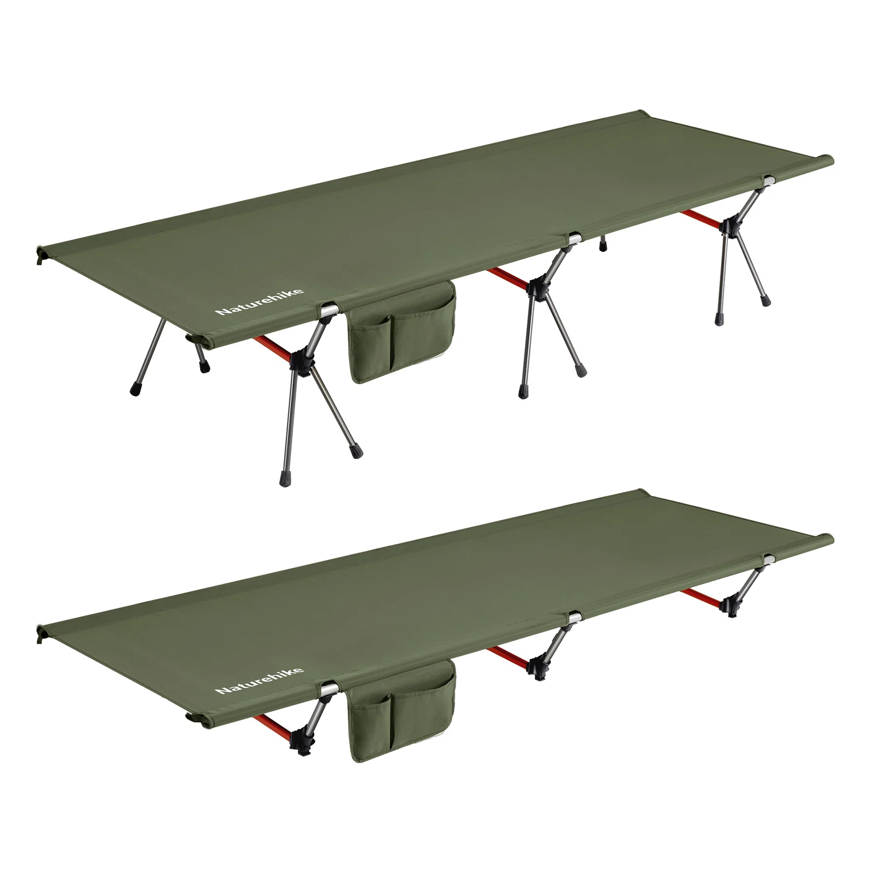 1_56a5077a-8079-445c-8bc8-b5dc56c94ee1 Naturehike XJC04 Ultralight Foldable Camping Bed - Khaki Single (190*65*38) - Image 1