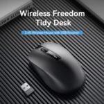 Vention 3-Button Wireless Computer Mouse with USB Receiver