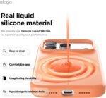 Elago iPhone 17 Pro Magnetic Silicone Case (Camera Control Key Included) (Orange) - Image 2