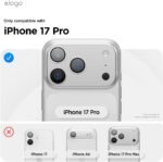 Elago iPhone 17 Pro Magnetic Silicone Case (Camera Control Key Included) (Orange) - Image 4