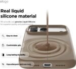 Elago iPhone 17 Pro Max Magnetic Silicone Case (Camera Control Key Included) (Brown) - Image 4