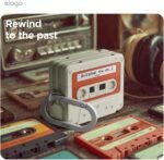 Elago AirPods Pro 3 Cassette Tape Classic Hang Case - Image 2