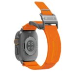 AULUMU A11 Mag Buckle Slim Band for Apple Watch 42/44/45/49mm - Luminous Orange