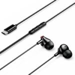 Vention Echo Lite USB-C In-Ear Wired Headphones with DAC Adapter 1.2M