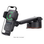 Baseus Wisdom Series Auto Alignment Car Mount Wireless Charger 15W - Cluster Black