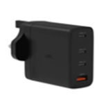 LZEL VOLTIXCHARGER 100W 4 PORT GAN WALL CHARGER WHITE