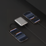 LZEL ZENOFLEX FLOW10 20000mAh PD3.0 & QC 3.0|65W|DUAL USB-C INPUT/OUTPUT POWER BANK SILVER   بطارية متنقلة