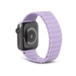 Decoded Apple Watch 41/40/38mm Series 1-8- SE Silicone Magnet Traction Strap Lite (Lavender)