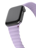 Decoded Apple Watch 41/40/38mm Series 1-8- SE Silicone Magnet Traction Strap Lite (Lavender) - Image 4