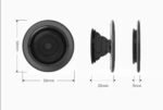 Sinjimoru M-Tipi Tok Stand Magsafe (Clear Black) - Image 3