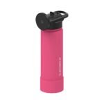 Scosche MagicMount Flask 22oz (650 ml) Stainless Steel Insulated Water Bottle with Magnetic Cell Phone Holder and Tripod Phone Mount Stand Compatible w/ MagSafe - Pink