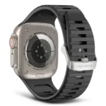 Decoded Apple Watch 49/45/44/42 mm Gen 1-10-SE-Ultra Silicone Ultra Traction Strap - Black