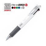 Zebra 1-Pencil with 4-Color Pen - White