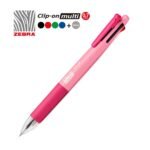 Zebra Clip-On Multi Gradation 4-in-1 Pen - Pink