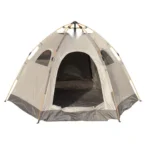 Al Thuraya Tent with Light 145 x 288 x 145 cm – Brown, MT-24-1 - Image 2