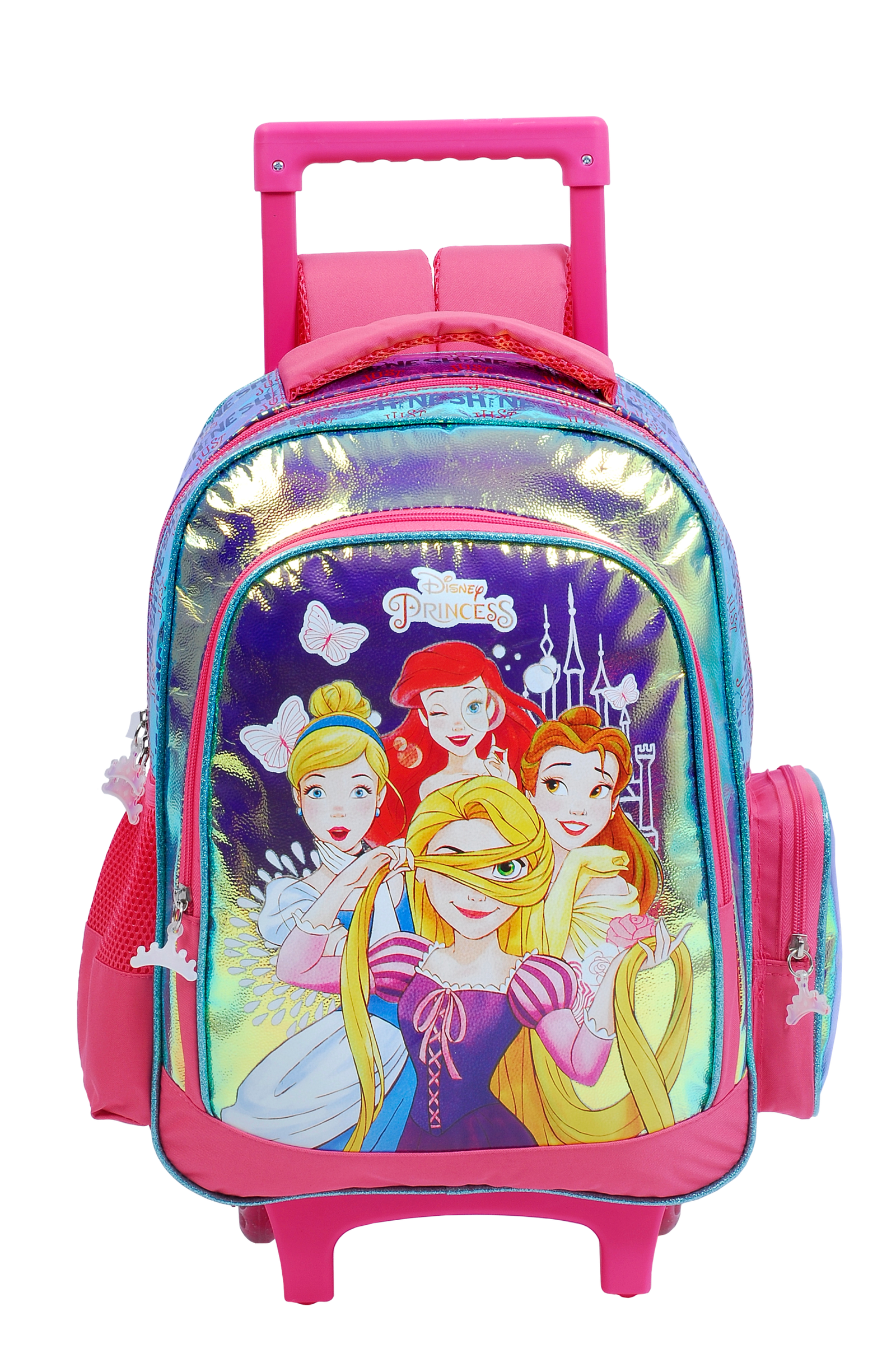 FK-023199-1.png Princess Trolley Bag - 16-inch / Pink - Image 1