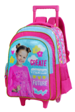 Nastya Trolley Bag - 18-inch / Pink - Image 3