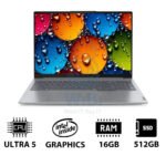Lenovo ThinkBook 16 G8 - 16" WUXGA / Ultra 5 225U / 16GB / 512GB (NVMe M.2 SSD) / 1YW / Arabic/English With Lenovo 15.6" Casual Toploader